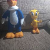 Pica Pau e Piu Piu - Personagens em feltro