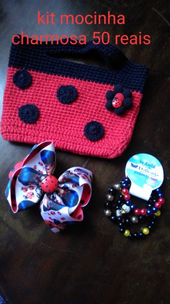 kit mocinha charmosa - tema lady bag
